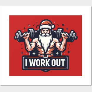 Buff Santa Posters and Art